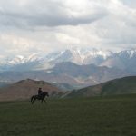 Horseback trek in the celestial mountains